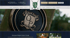 Desktop Screenshot of oceanpinesgolf.org